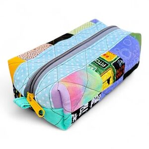 Colorful Patchwork Kids Pencil Case